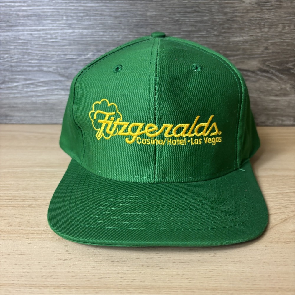 VINTAGE Fitzgeralds Hat Cap Snap Back Casino Hotel Promo Mens Las Vegas 90s